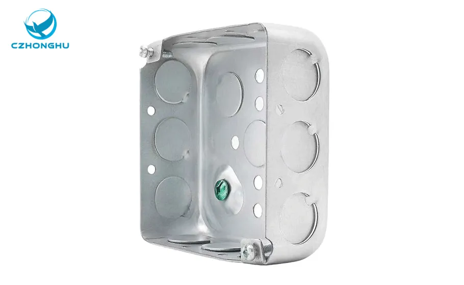 Stalowe pudełko na przewody